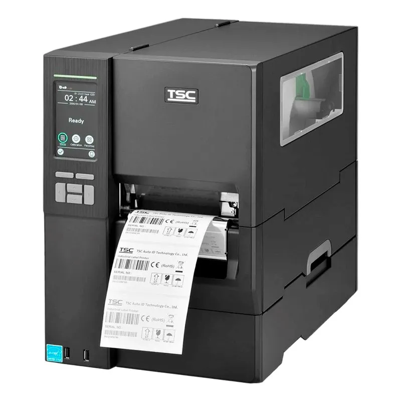Принтер этикеток TSC MH341P (термо-трансфер, 300dpi, RS, USB, Ethernet, смотчик)