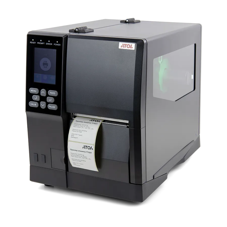 Принтер этикеток АТОЛ TT621 (термо-трансфер, 203 dpi, USB, RS-232, Ethernet) (57635)