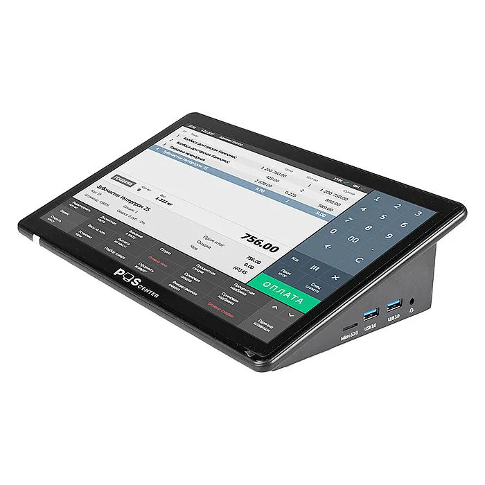 POS терминал Poscenter Wise Pro (11, 6", P-CAP, J4125, RAM 8Gb, M2 SSD 128Gb, WiFi, BT) без ОС