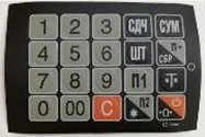 Пленка клавиатуры M-ER 327 LED/LCD (8032)
