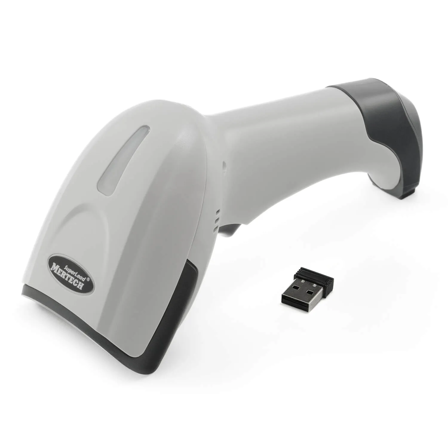 Беспроводной сканер штрих-кода MERTECH CL-2320 HR BLE SPP Dongle P2D USB white