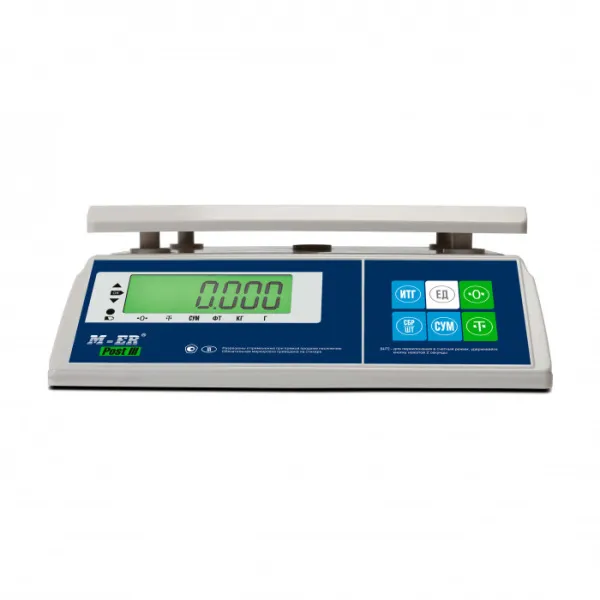 весы порционные m-er 326afu -32.5 lcd iii