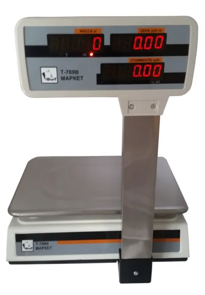 весы торговые форт-т 769d (15; 2) маркет, led