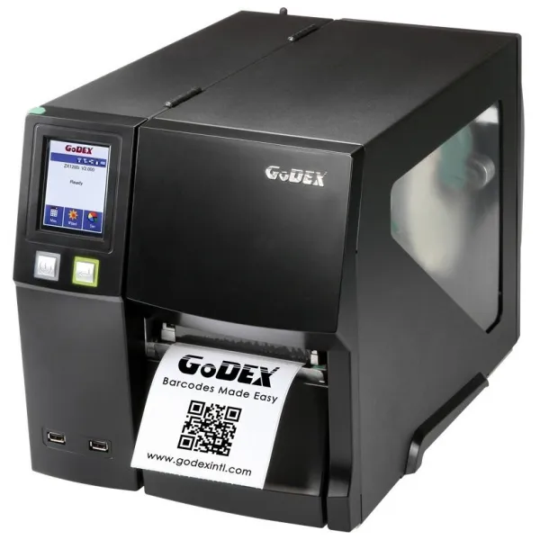 Принтер этикеток GODEX ZX1200i+ (термо-трансфер, RS232, USB, TCPIP, USB HOST) (011-Z2i072-A00)