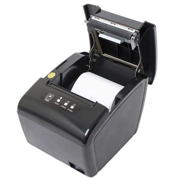 принтер рулонной печати poscenter rp-100 use (80мм, 260 мм/сек, автоотрез, rs232+usb+lan) черный