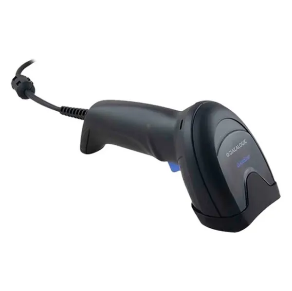 сканер штрих-кода datalogic qw2500, blk, usb, с подставкой, черный
