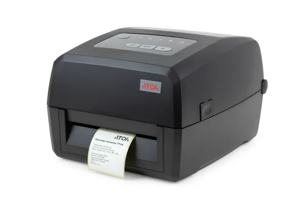 Принтер этикеток АТОЛ ТТ44 (термо-трансфер, 203 dpi, USB, RS-232, Ethernet, OTG, LCD) (60111)