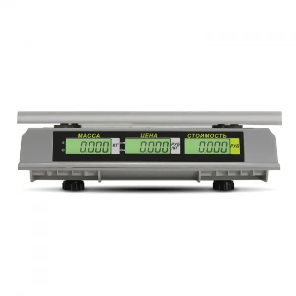 весы торговые m-er 326 ac -15.2 с акб без стойки lcd slim