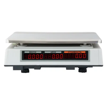 весы торговые m-er 327ас-15.2 с акб без стойки led