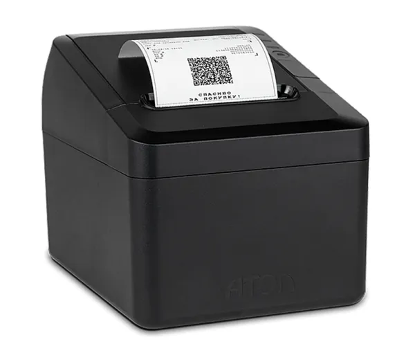 фискальный регистратор атол 27ф (фн 15) rs, usb, ethernet черный (5.0) (51644)