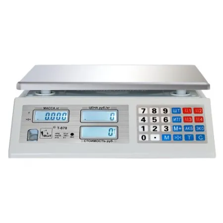 весы торговые форт-т 870 (15.2) lcd трейд