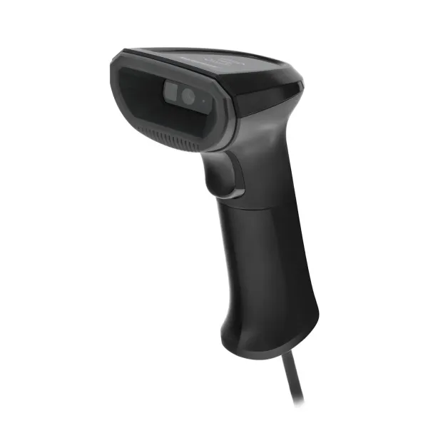 проводной сканер штрих-кода mertech ns031 ai 2core p2d usb, usb эмуляция rs232 черный