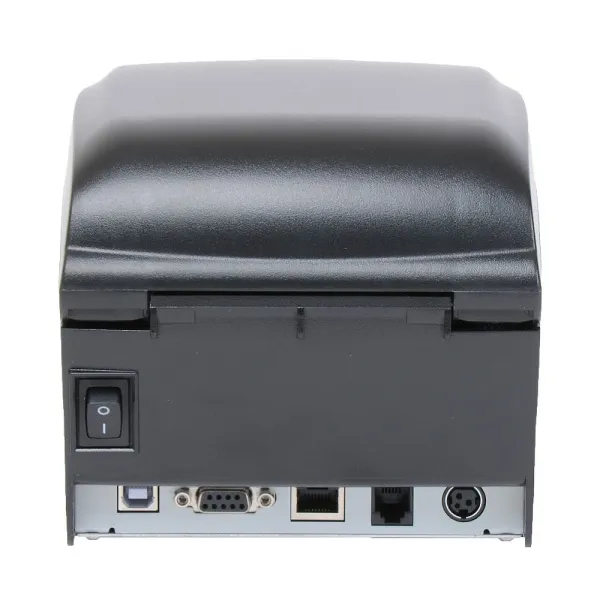 принтер этикеток poscenter pc-80use, термо, 203dpi, usb, ethernet, rs232, черный с отделителем