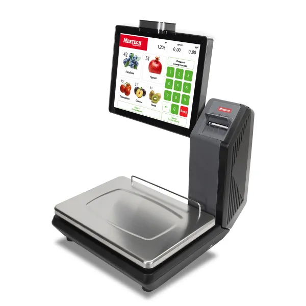 Весы с печатью этикетки M-ER 725PM-15.2 (VISION-AI 15", USB, Ethernet, Wi-Fi)