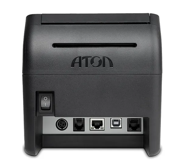 фискальный регистратор атол 27ф (фн 15) rs, usb, ethernet черный (5.0) (51644)