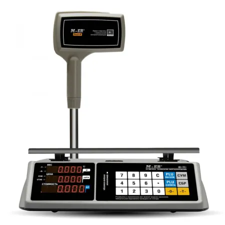 весы торговые m-er 328асрх-15.2 led,touch-m/ rs232, usb
