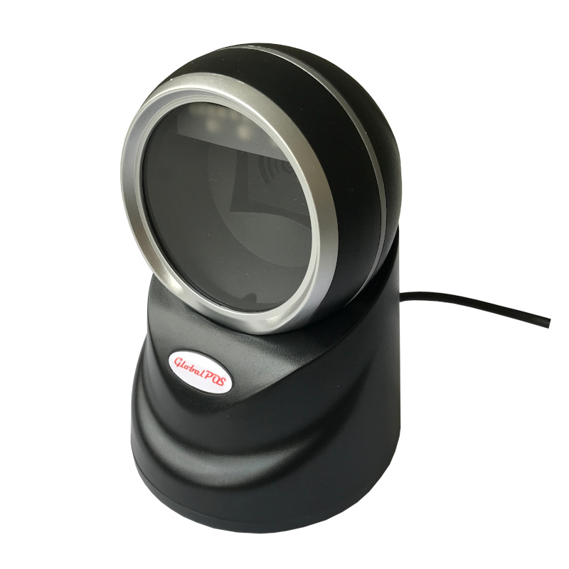 Сканер штрих-кода GlobalPOS GP-9800ST, стационарный 2D, USB, черный