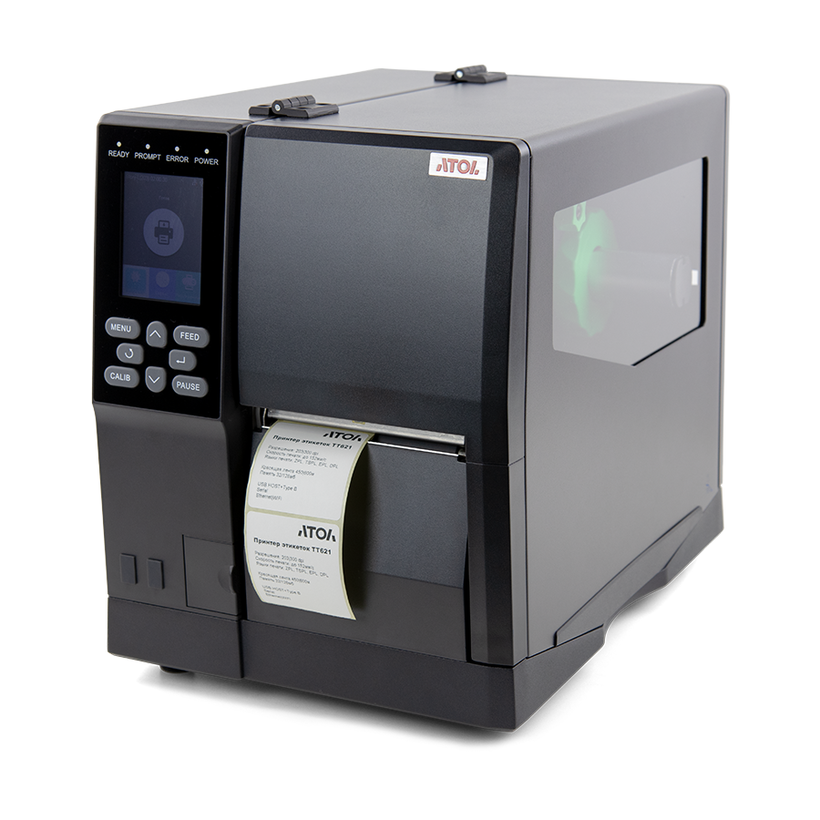Принтер этикеток АТОЛ TT621 (термо-трансфер, 203 dpi, USB, RS-232, Ethernet) (57635)