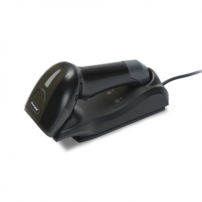 Сканер штрих-кода беспроводной MERTECH CL-2310 BLE Dongle P2D USB, черный с подставкой