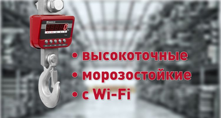 Новинка - крановые весы ЕКМ от завода Масса-К