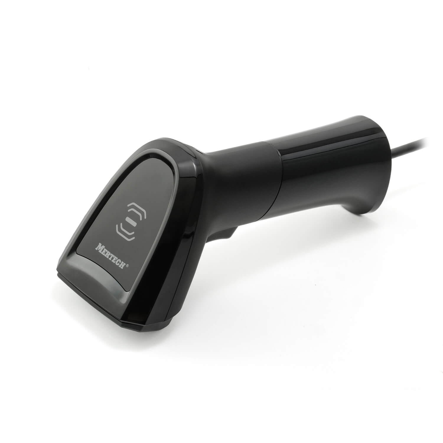 Проводной сканер штрих-кода MERTECH NS031 Ai 2Core P2D USB, USB эмуляция RS232 черный