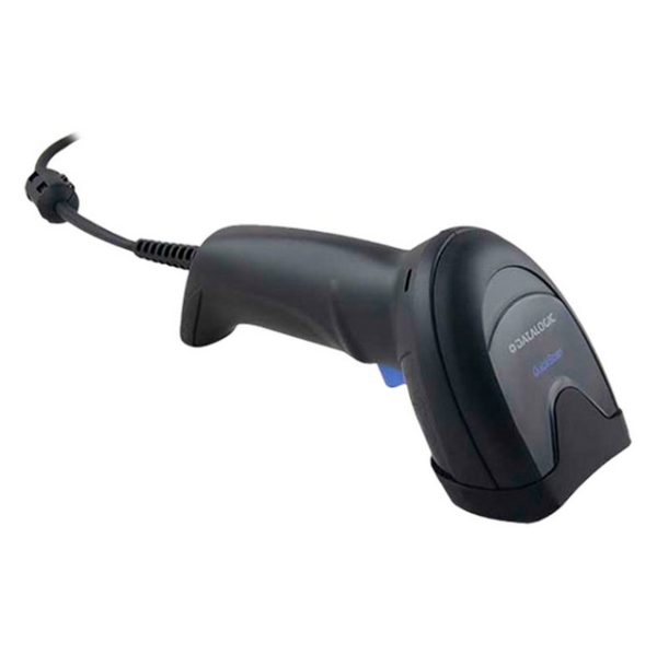 сканер штрих-кода datalogic qw2500, blk, usb, с подставкой, черный