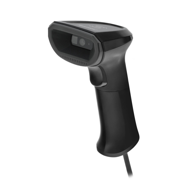 проводной сканер штрих-кода mertech ns031 ai 2core p2d usb, usb эмуляция rs232 черный